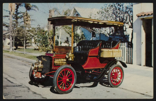Postcard of a 1904 Rambler from Bob O'Leary Buick