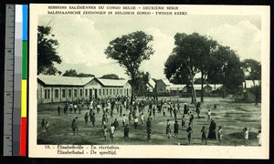Play break during school, Lubumbashi, Congo, ca.1920-1940