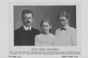 BD in Theology Otto Skat Petersen (1877-1919). Sent by Danish Santal Mission to North India 190