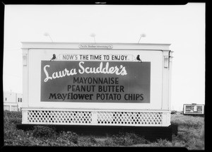 Laura Scudder board, Southern California, 1935