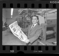 Jose Luis Becerra, publisher of El Diario de Los Angeles, 1987