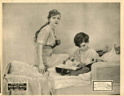 Mary Miles Minter and Micky Moore in "All Soul's Eve" (1921)