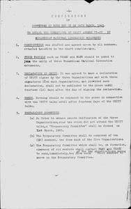Conclusions of committee of nine, 1965 Mar. 26