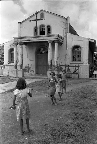 Girls jumping rope, Costa Rica, 1979