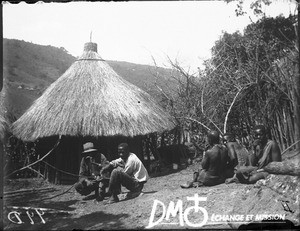 Swiss missionary on an evangelization round, Lemana, South Africa, 1911