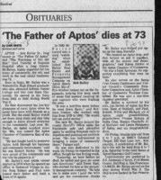 Father of Aptos dies at 73