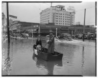 Lucille Abrahamson and L.S. Vardeman, Fresno floods