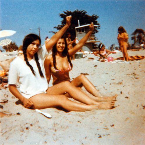 Sisters at Zuma Beach
