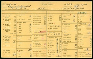 WPA household census for 435 EAST 27TH STREET, Los Angeles