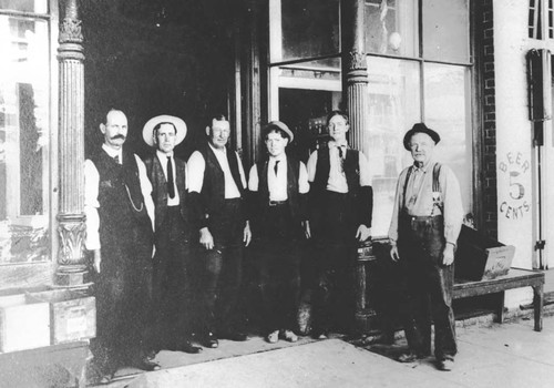 Group Portrait of Red Bluff Men