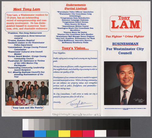 Elect Tony Lam for Westminster City Council