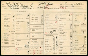WPA household census for 6211 1/2 HOME AVE, Los Angeles County
