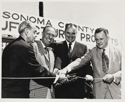 Dedication of the industrial exhibit tent at the Sonoma County Fair, Santa Rosa, California, July 15, 1965