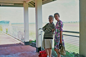 Danish missionaries in Tanzania. Gudrun Larsen and Anna Marie Wemmelund-Nielsen