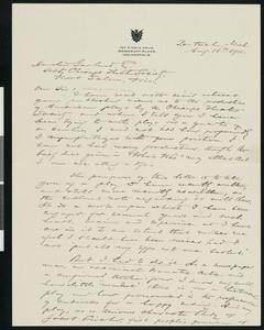William Oscar Bates, letter, 1911-09-18, to Hamlin Garland