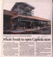 Whole Foods to open Capitola store