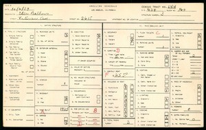 WPA household census for 3615 VETERAN AVE, Los Angeles County