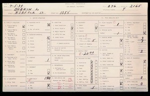 WPA household census for 1355 NORFOLK, Los Angeles