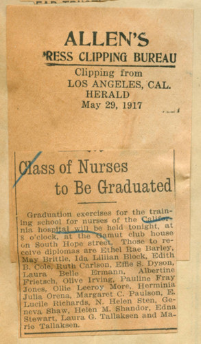 Class of nurses to be graduated