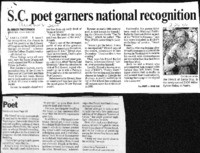 S.C. poet garners national recognition