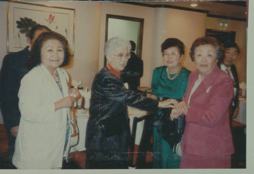Women at Satsuki and Edna Shigekawa's 50th anniversary party