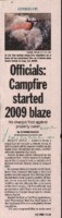 Officials: Campfire started 2009 blaze