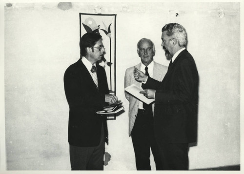 James Robinson, John Dorman and journalist at Coptic Museum