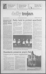 Daily Trojan, Vol. 113, No. 22, October 03, 1990