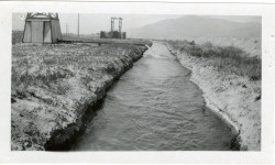 Canal Bringing Groundwater from Well to Los Angeles Aqueduct