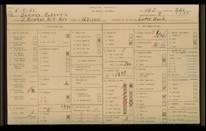 WPA household census for 127 S BUNKER HILL, Los Angeles