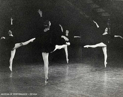 Four female dancers in Christensen's "Il Distratto"
