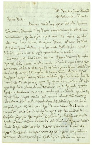 Letter from Eliza Morgan to Julia Morgan, September 1, 1901