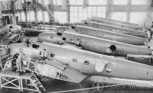 Boeing Model 247 monoplanes under contruction