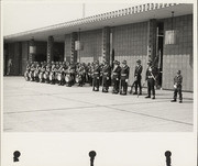 Mexican Army Band During The Flag Raising Ceremony