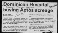 Dominican Hospital buying Aptos acreage