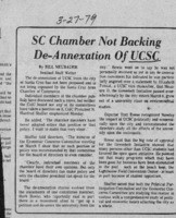 SC Chamber Not Backing De-Annexation of UCSC