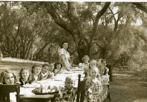 Birthday party of Nancy Swenson Williams in Topanga, California