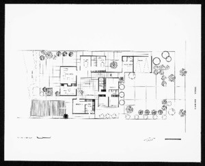 Chiat residence, South Pasadena, ca.1968, documents
