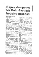 Hopes dampened for Polo Grounds housing proposal