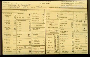 WPA household census for 4061 HALLDALE AVENUE, Los Angeles County