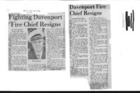 Fighting Davenport Fire Chief Resigns