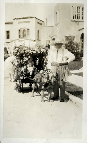 1928 Decorated dog cart, S. Gillio