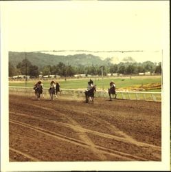 Horse race at the Fair Grounds