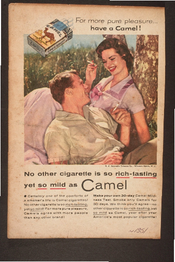 No other cigarette is so rich-tasting yet so mild as Camel