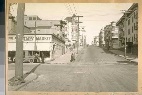North on Franklin St. from Turk St. Nov. 1924