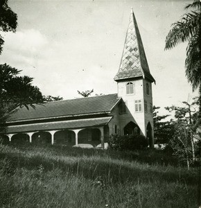 Church of Lambarene, in Gabon