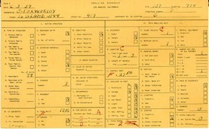 WPA household census for 419 S GRAND, Los Angeles