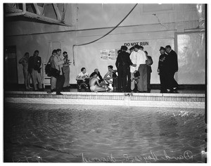 Boy drowns at YMCA, 1951