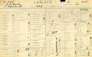 WPA household census for 1039 S ALMA