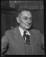 Dr. John Herman sitting down, Los Angeles, 1938-1939